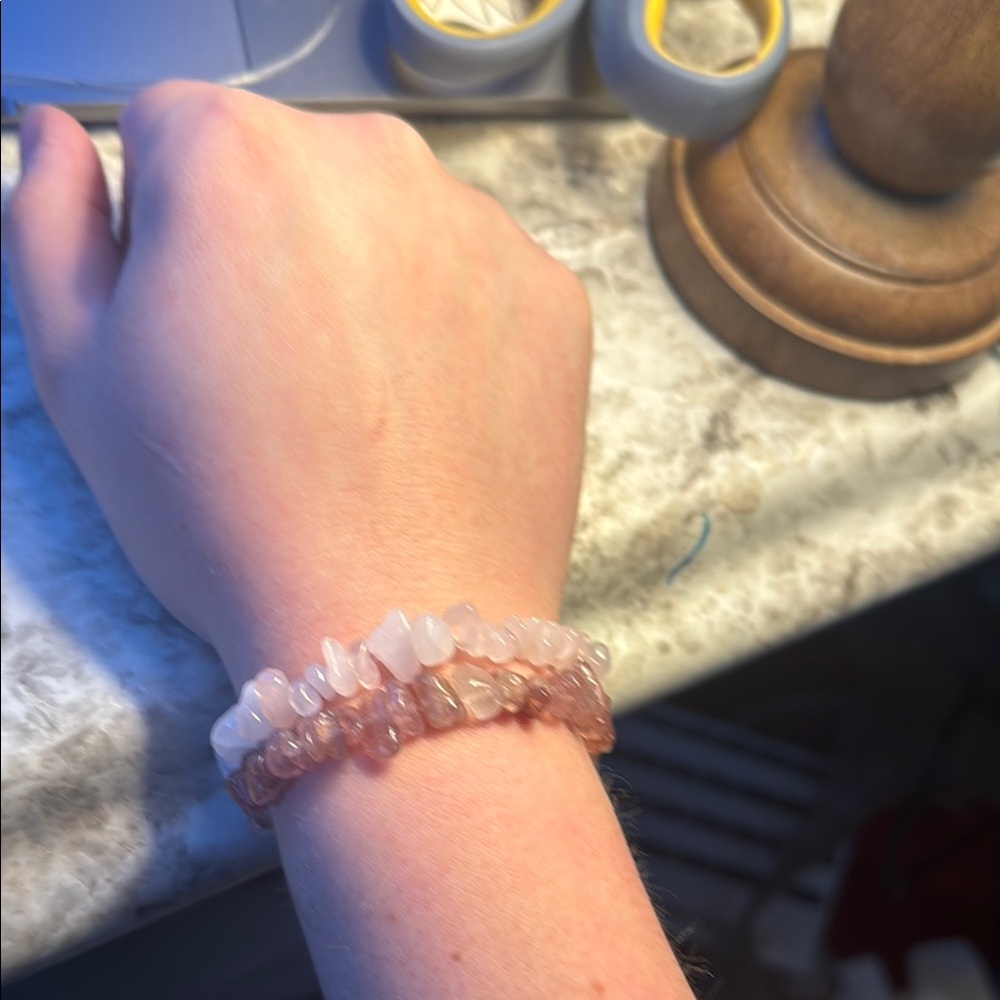 Pink Crystal Bohemian Bracelet